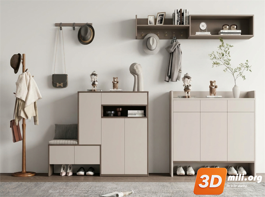 Shoe cabinet Skp Files